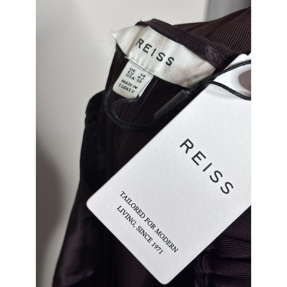 Reiss Women's Dark Plum Trousers - Picture 5 of 6